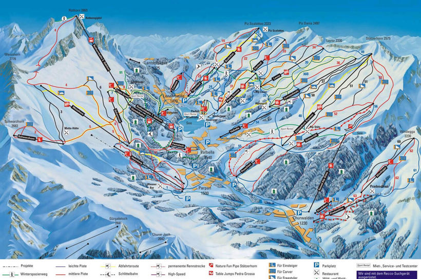 Heiskart Lenzerheide Valbella