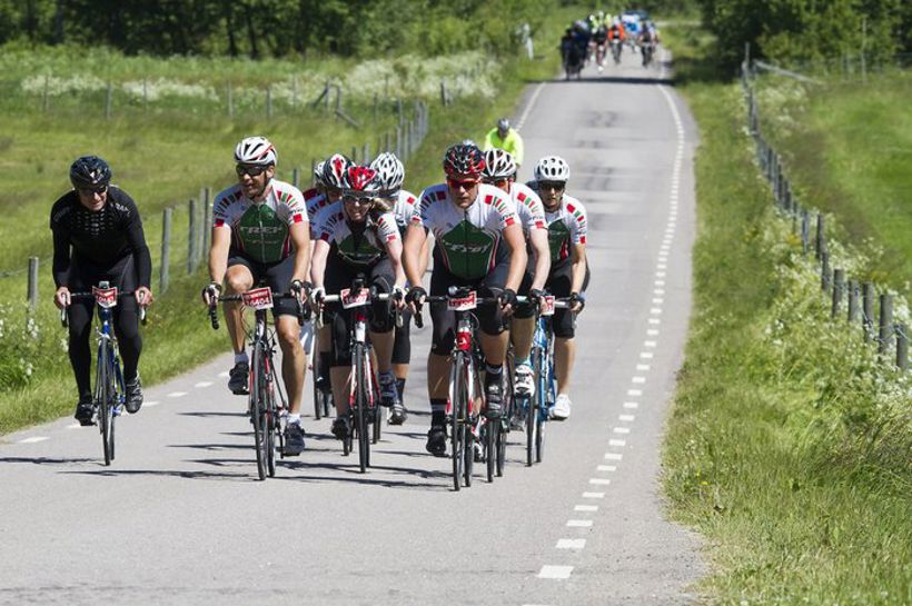 Reise til sykkelrittet Vätternrundan med Maxpulse