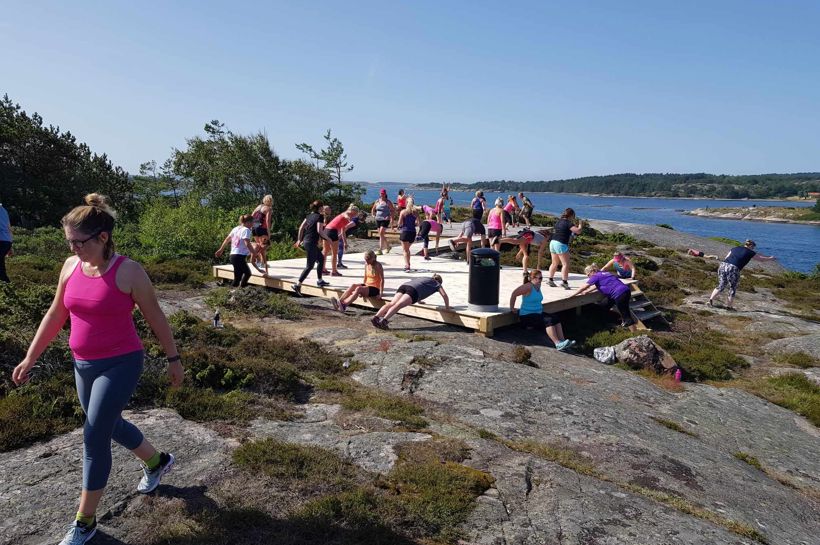 Treningshelg Tanum Strand med Kreativ Trening og Maxpulse, Treningshelg på Tanumstrand med Kristin Rosebø