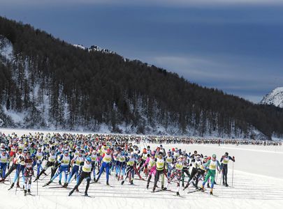 Bli med Maxpulse på skirenn i Engadindalen i Sveits