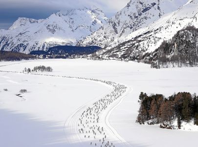 Bli med Maxpulse på skirenn i Engadindalen i Sveits