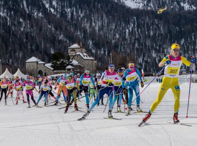 Bli med Maxpulse på skirenn i Engadindalen i Sveits