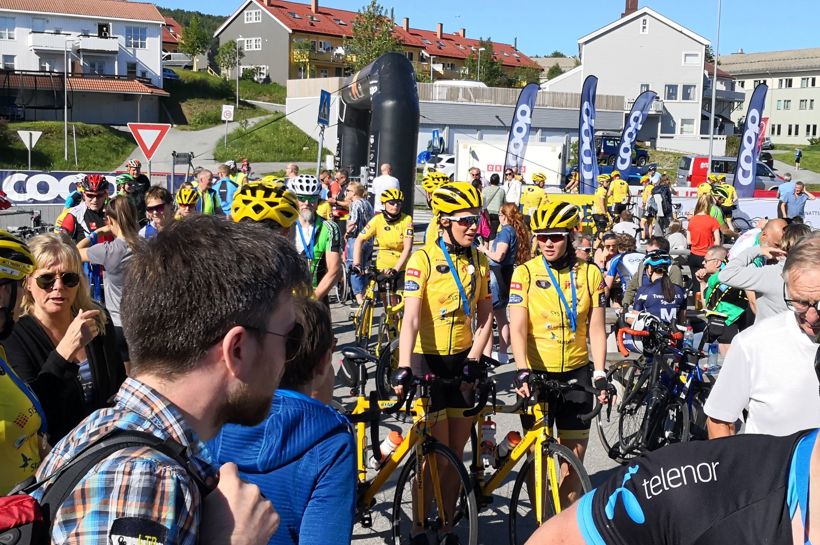 Sykkelrittet Arctic Race of Norway med Maxpulse